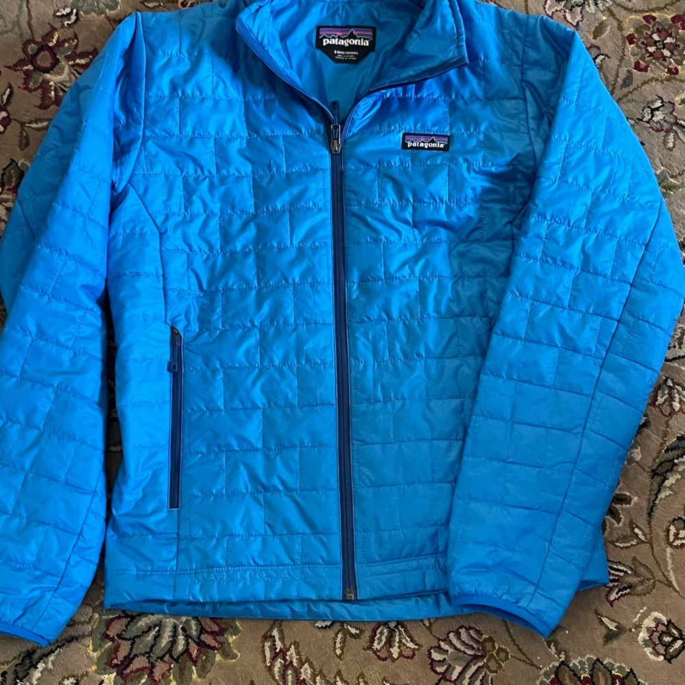 Patagonia Blue Quilted Jacket